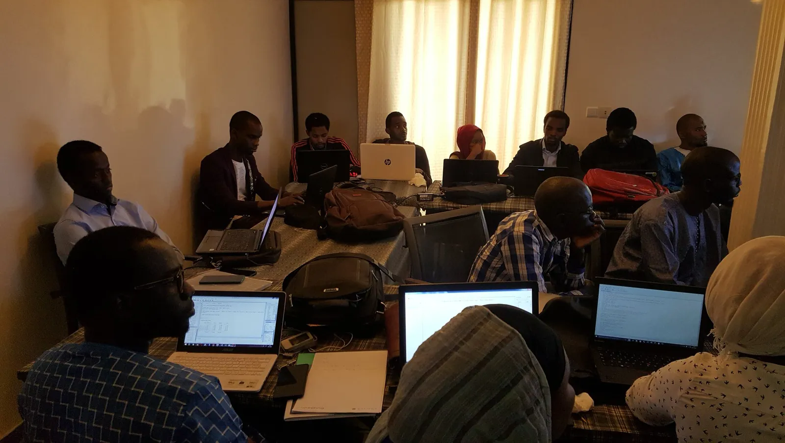 Participants à un atelier de renforcement de capacités